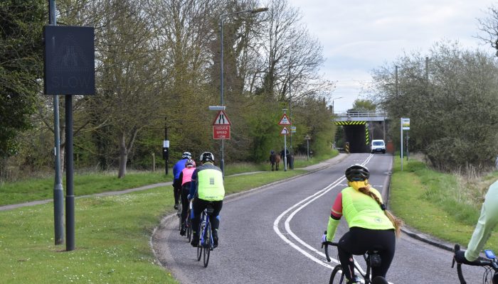 cyclists on road