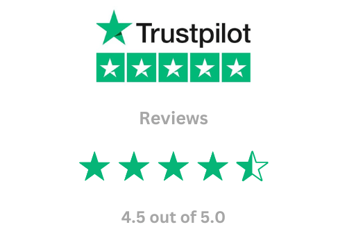 A collection of Trustpilot reviews showcasing customer feedback and ratings for various services and products.