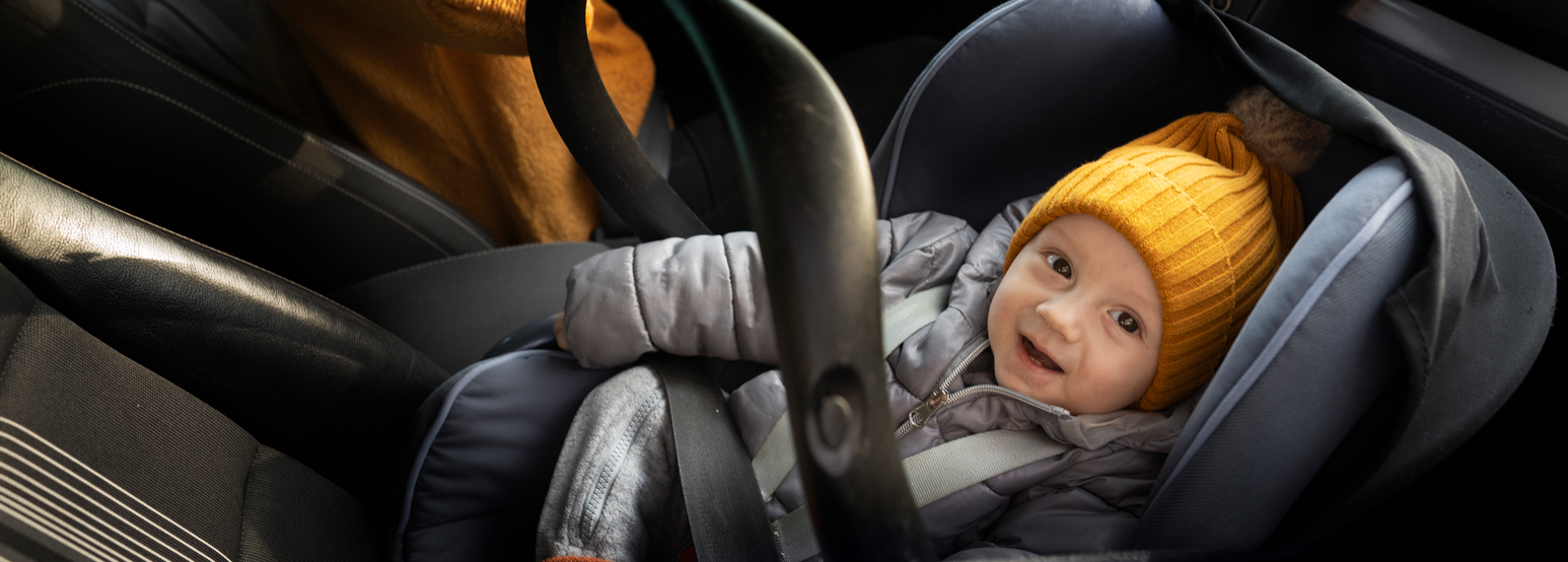 Cab with Infant Car Seat in the UK