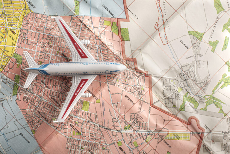 top-view-small-plane-map