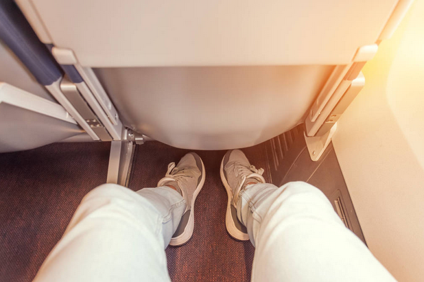  Legroom in the plane  